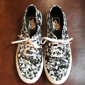 Vans floral sneakers